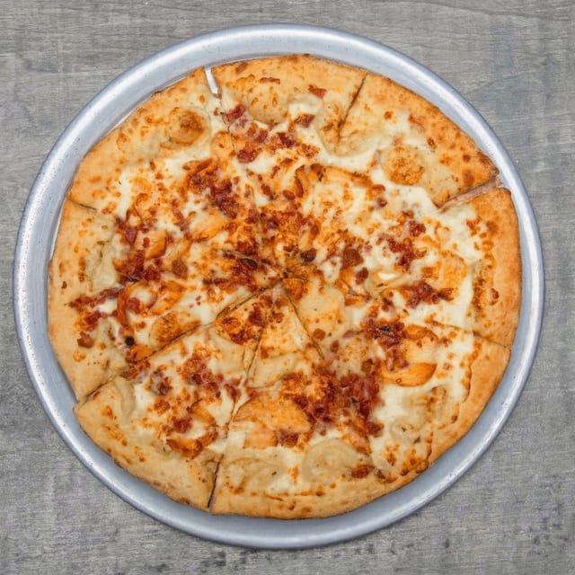 Chicken Ranch Pizza.