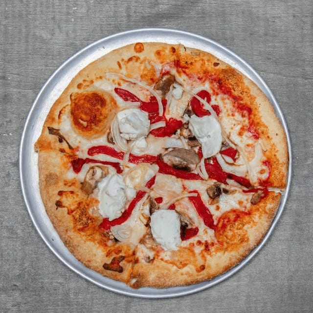 Grace's Veggie Pizza.