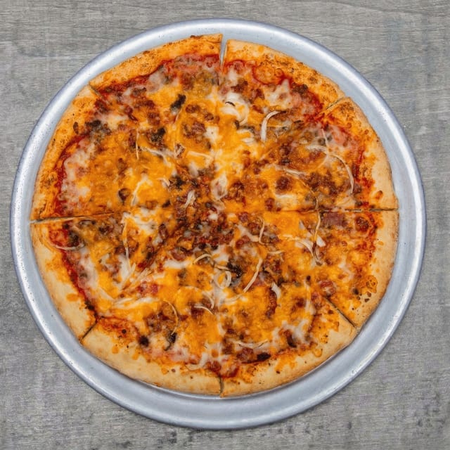 Cheeseburger Pizza.