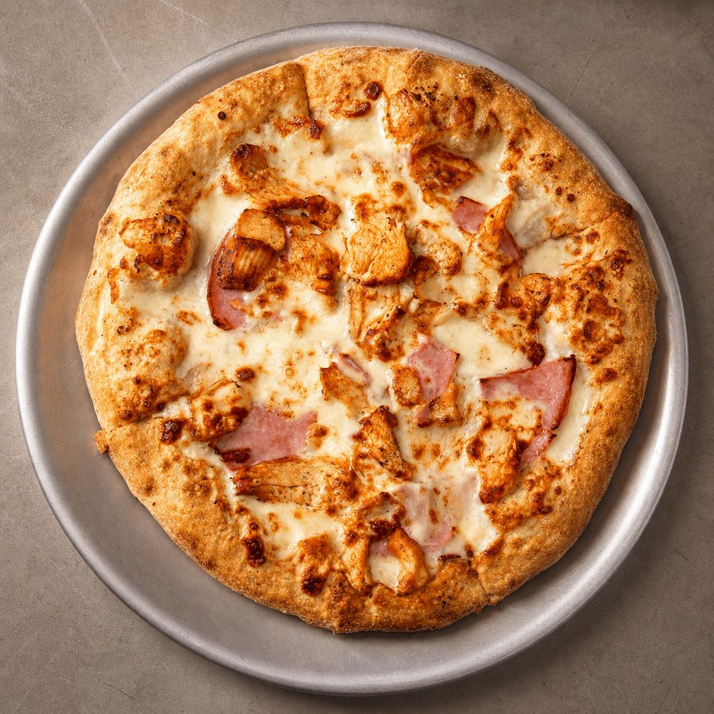 Cordon Bleu Pizza.
